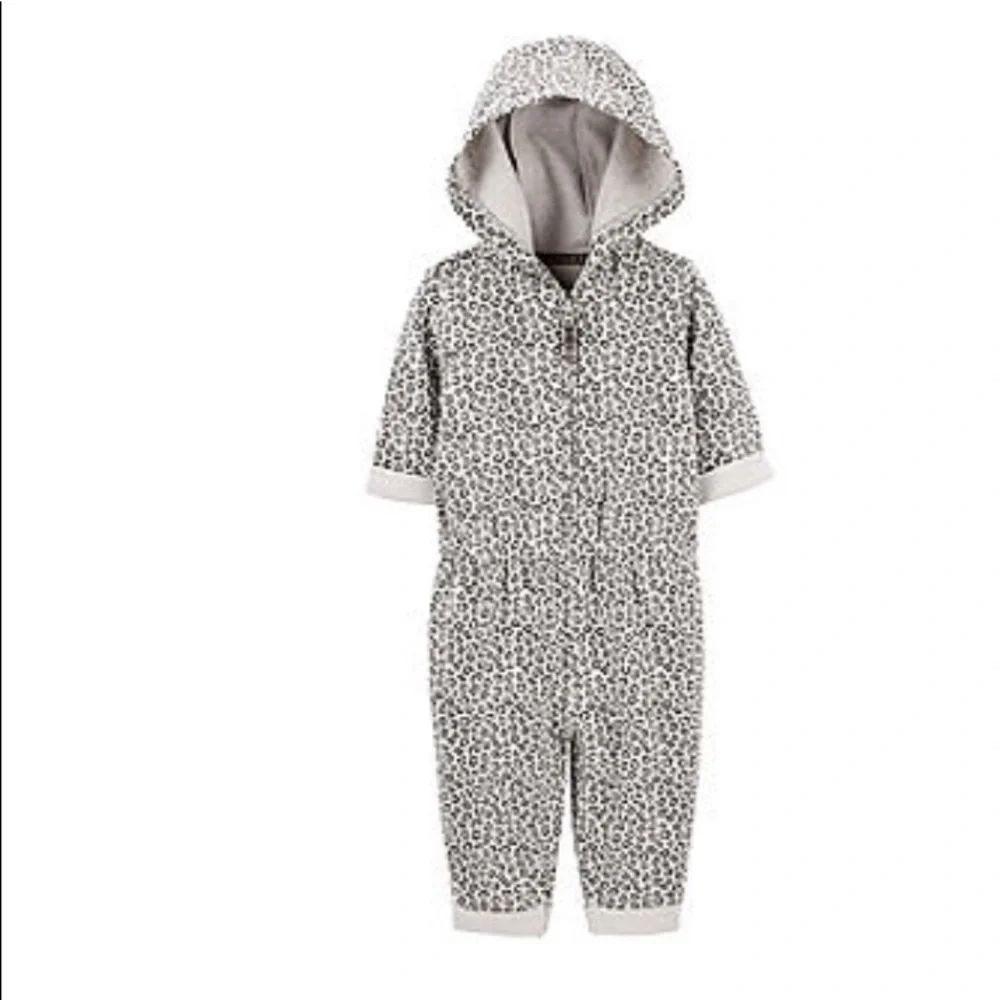 Carter’s Leopard Cheetah Jumpsuit 9M